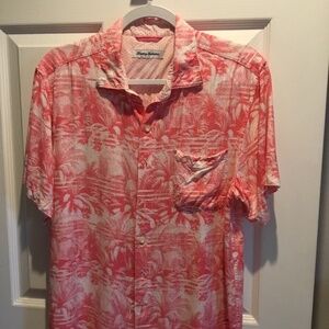 Tommy Bahamas Men’s Tropical Short Sleeve Shirt Medium
